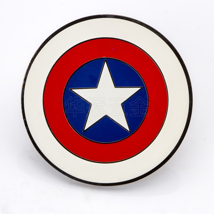 漫威系列美国队长珐琅工艺金属纪念币