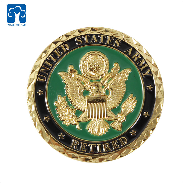 US TEXAS Metal Military Golden Souvenir Coin