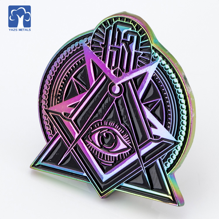 High Quality Unique Rainbow Plating 2D Game Pin