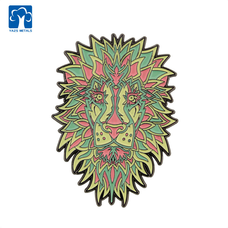 Limited Edition High Detailed Lion Soft Enamel Pin