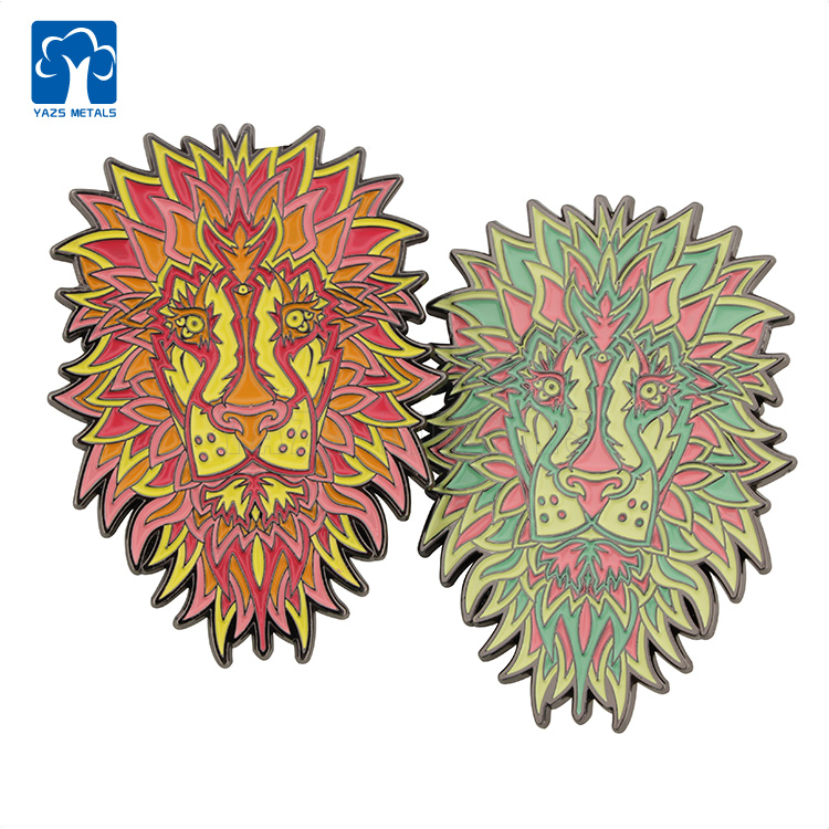 Limited Edition High Detailed Lion Soft Enamel Pin