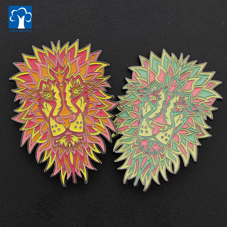 Limited Edition High Detailed Lion Soft Enamel Pin