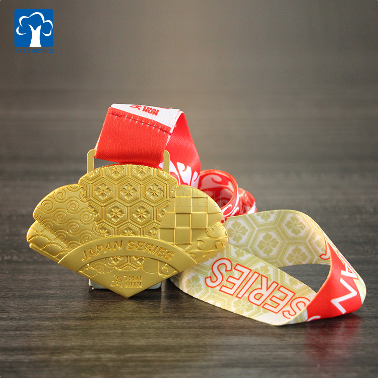 Japan Sport Running Champion Finisher Medal