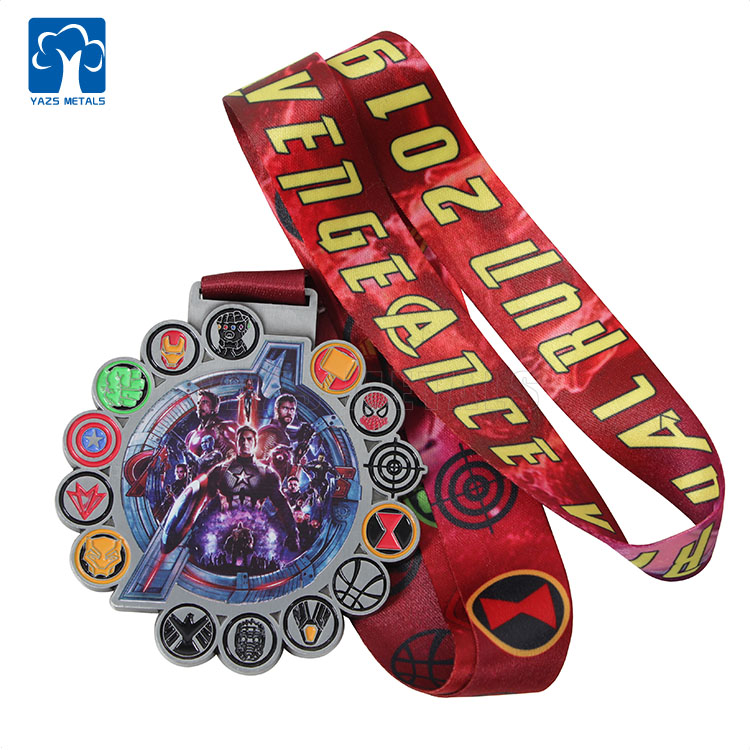 Marvel's The Avengers Run UV Printing Medal