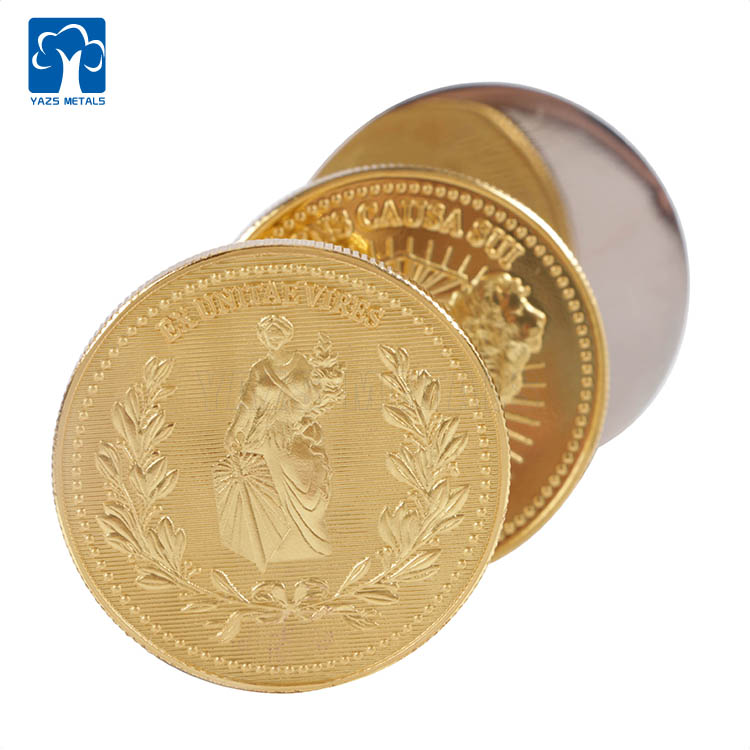 High Quality Proof Like Gold Challenge Token Coin