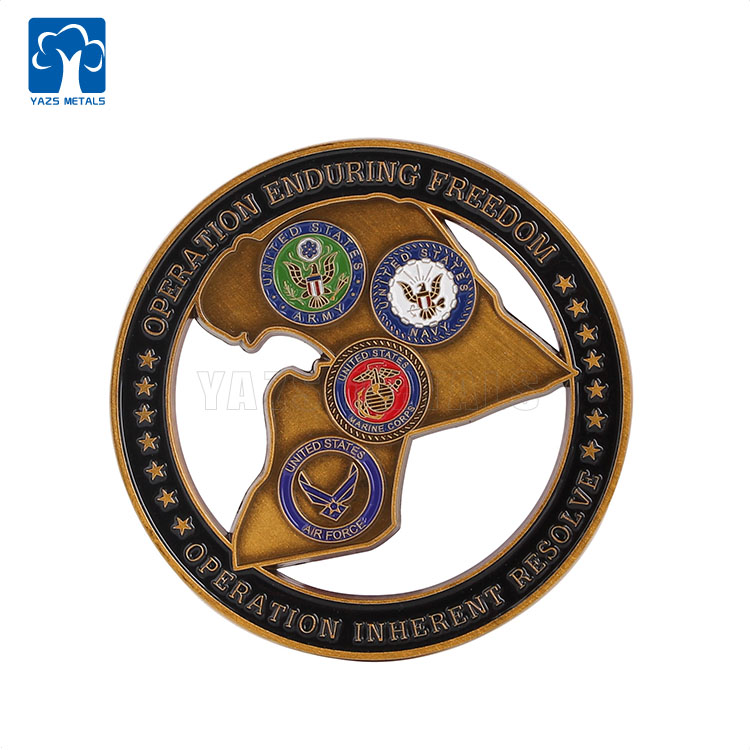 US Kuwait Armed Forces Military Commemorative Coin