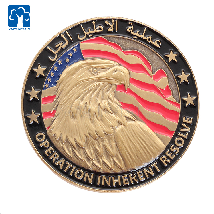 US American Military Metal Challenge Coin
