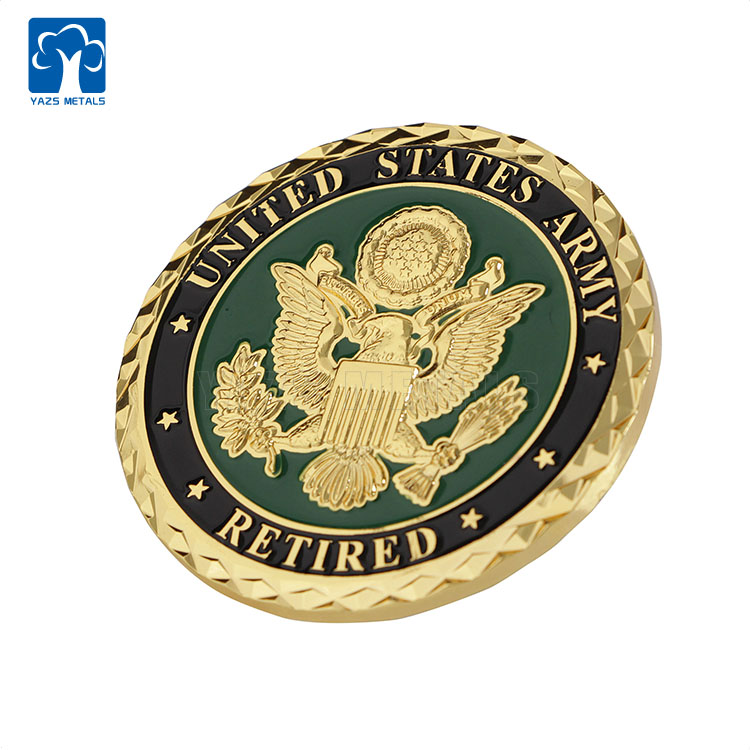 High Quality US Amry Military Brass Challenge Coin