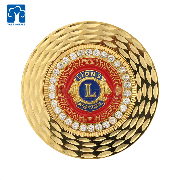 High Quality Lions Club Metal Challenge Coin