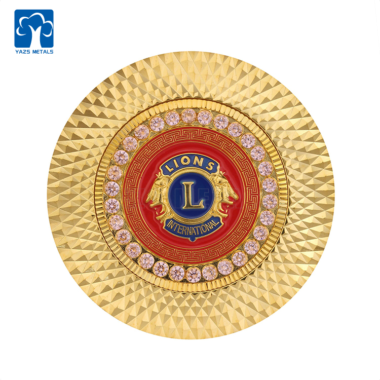 High Quality Lions Club Metal Challenge Coin