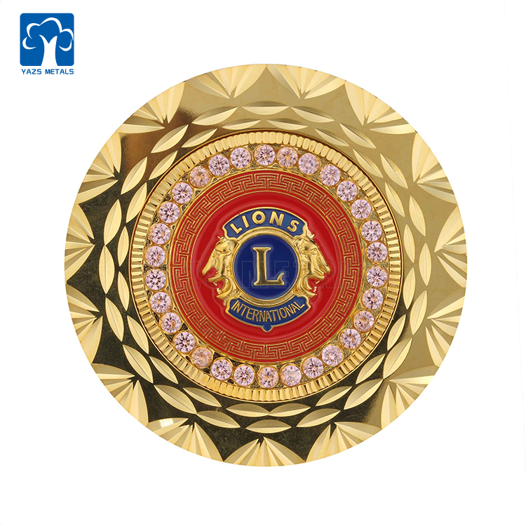 High Quality Lions Club Metal Challenge Coin