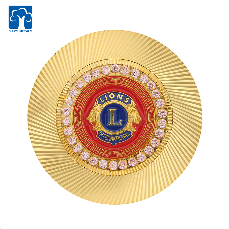 High Quality Lions Club Metal Challenge Coin