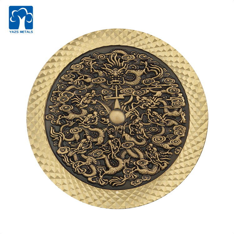 High Quality 3D Dragon Antique Gold Commemorative Coin