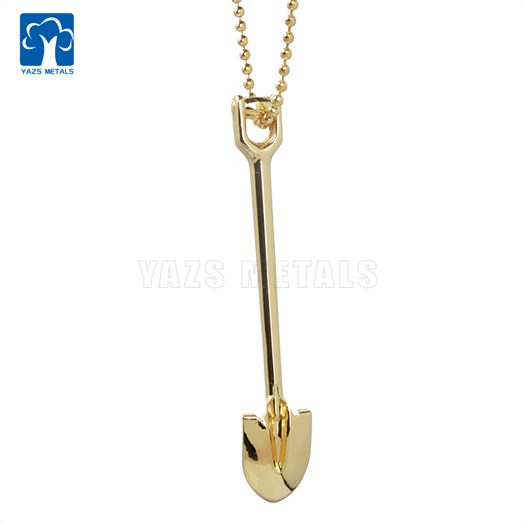 Custom Golden Shovel Creative Necklace Pendant