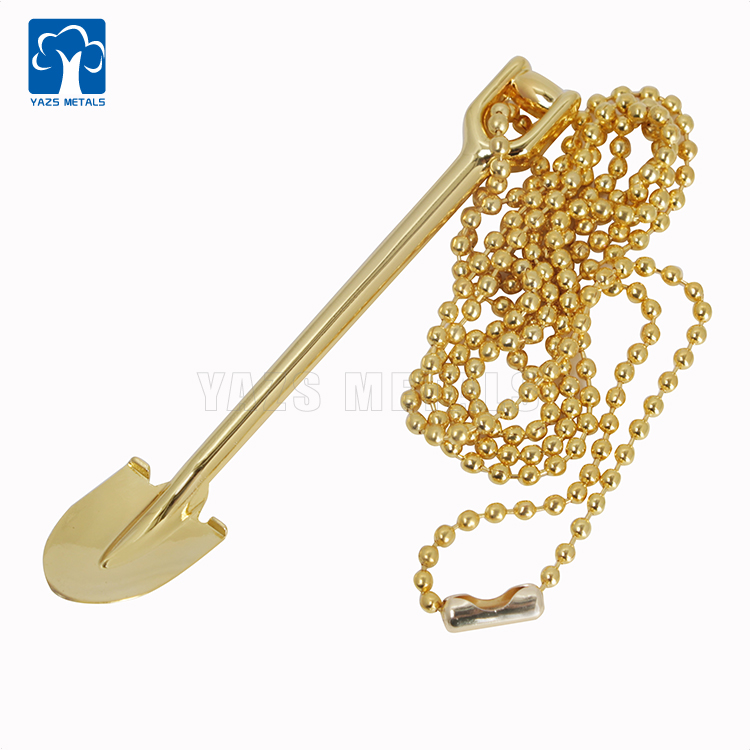 Custom Golden Shovel Creative Necklace Pendant