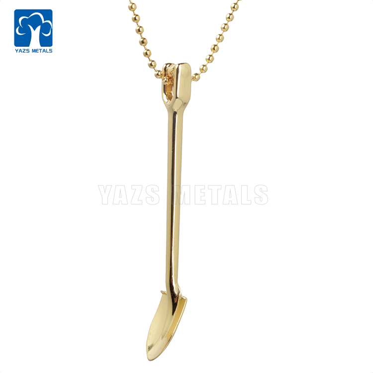 Custom Golden Shovel Creative Necklace Pendant