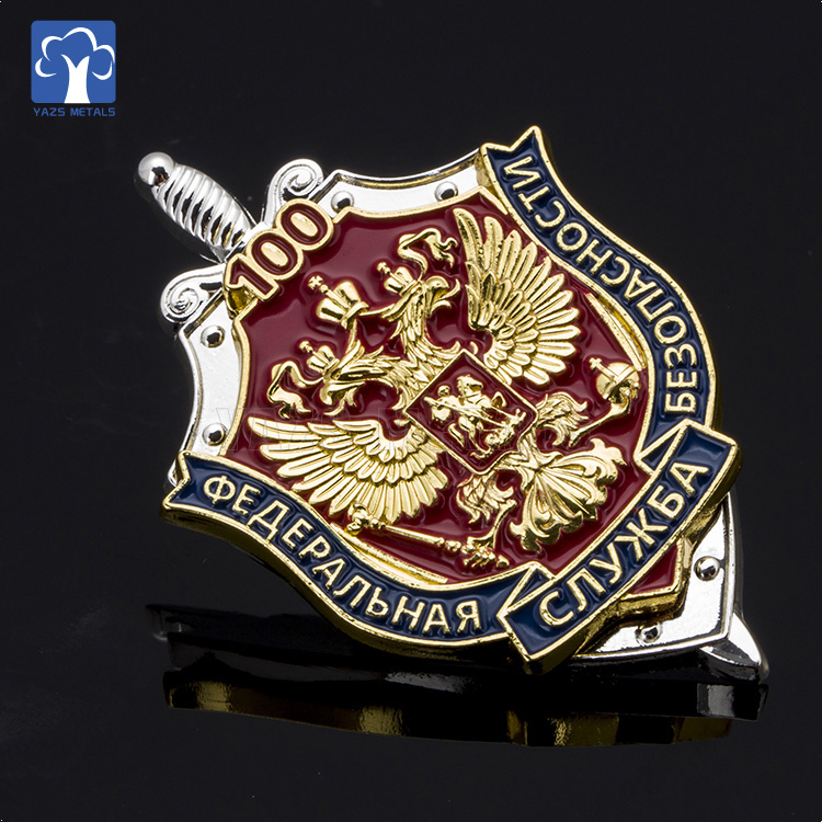 Custom 3D Military Enamel Metal Badge