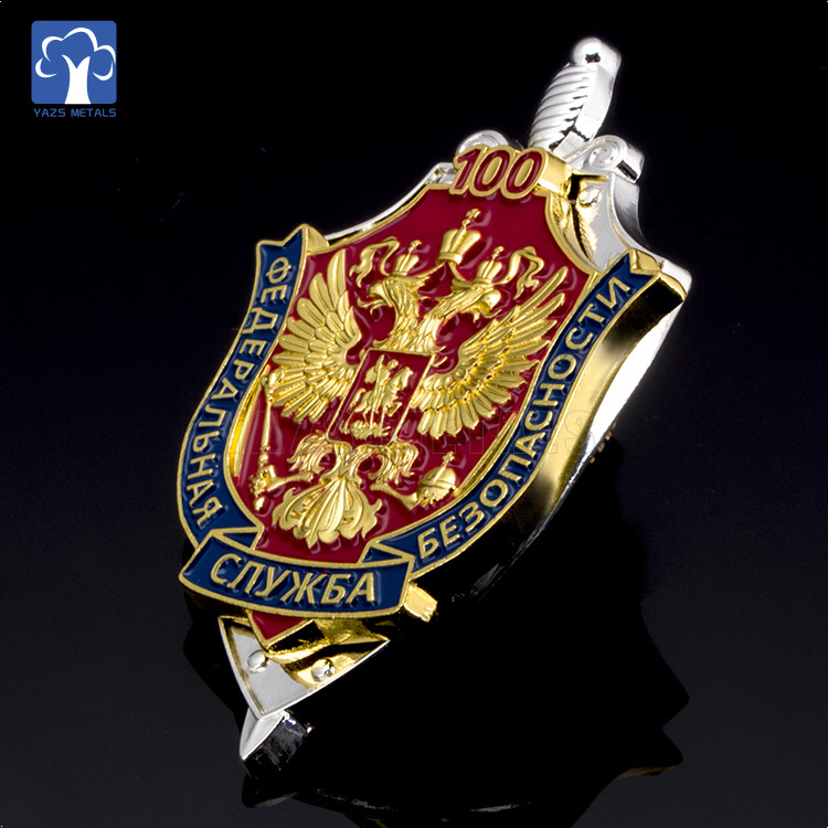 Custom 3D Military Enamel Metal Badge