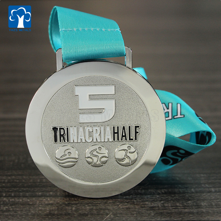 Custom Triathlon Running Swimming Riding Finisher Medal