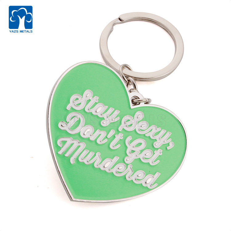 ODM OEM business gift metal logo keychain