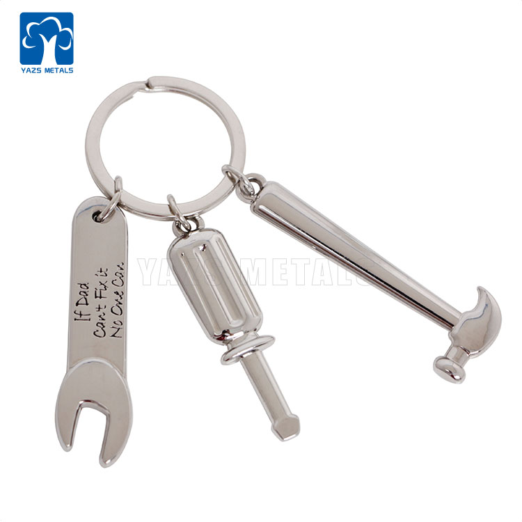 Hammer spanner screwdriver Tools 3D keychains