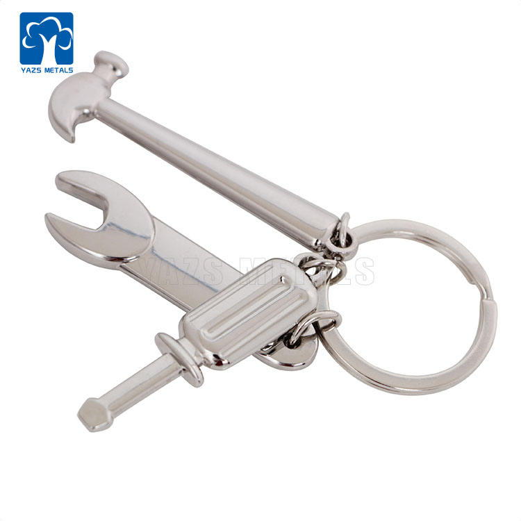 Hammer spanner screwdriver Tools 3D keychains