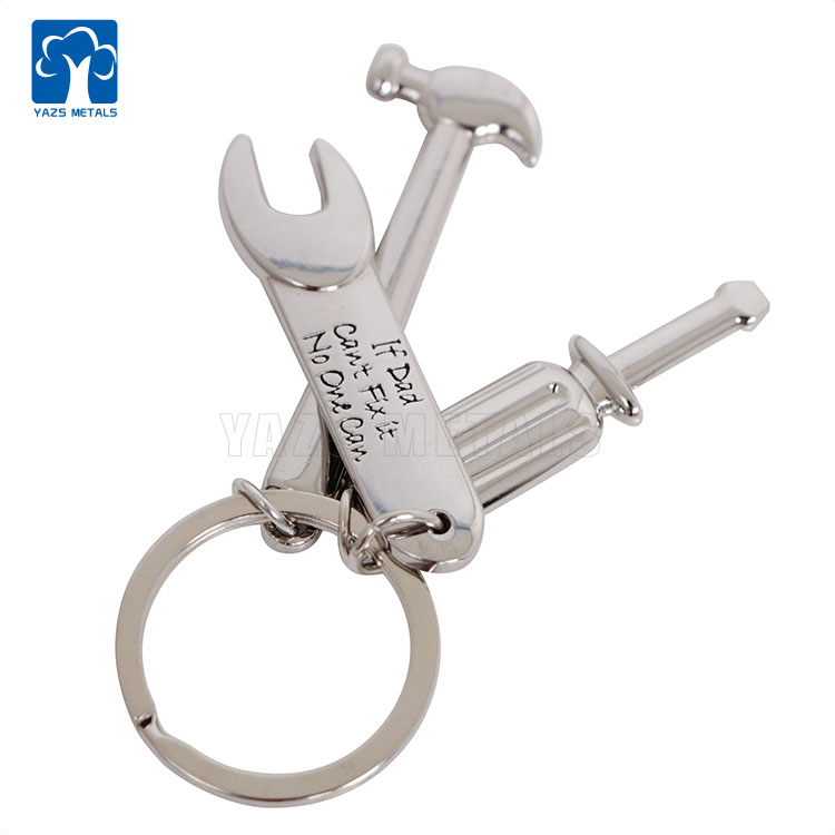 Hammer spanner screwdriver Tools 3D keychains