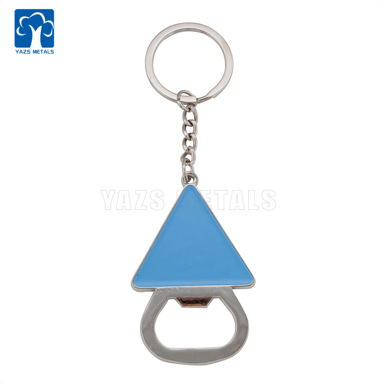 New products company logo metal keychain with bottle opener