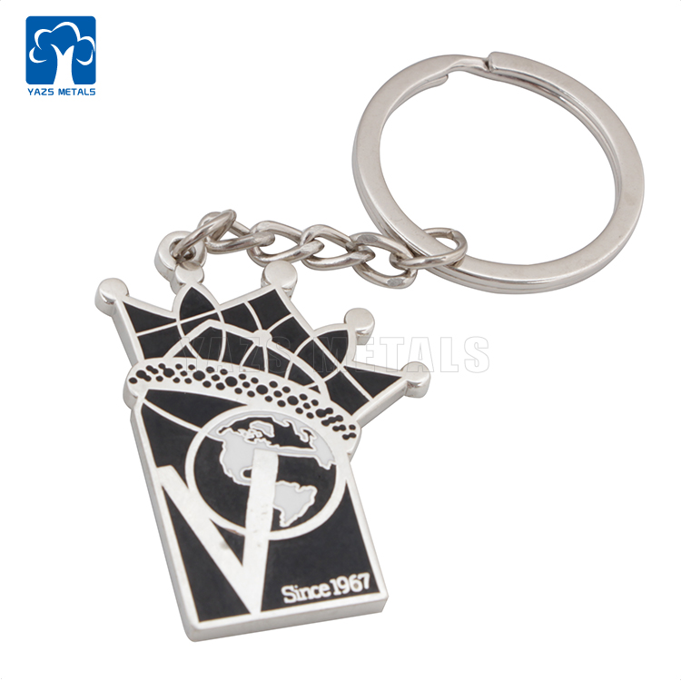 Crown hard enamel keychain pin sets