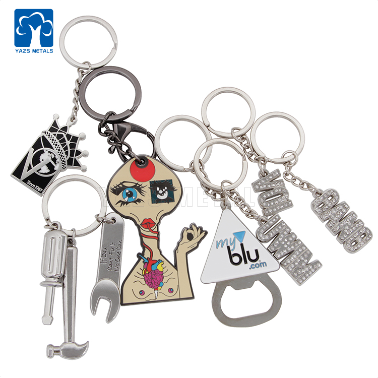 Custom design metal souvenir keychains